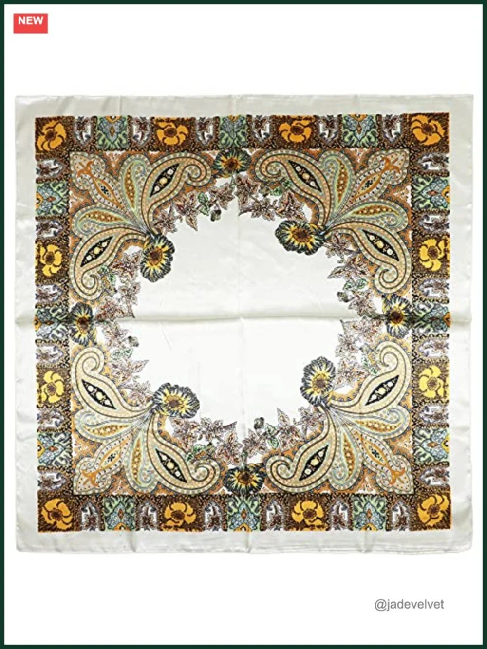 Satin Head Scarf for Women 35x35 Silk Feel Hair Wrap Neck Scarf Square Bandana